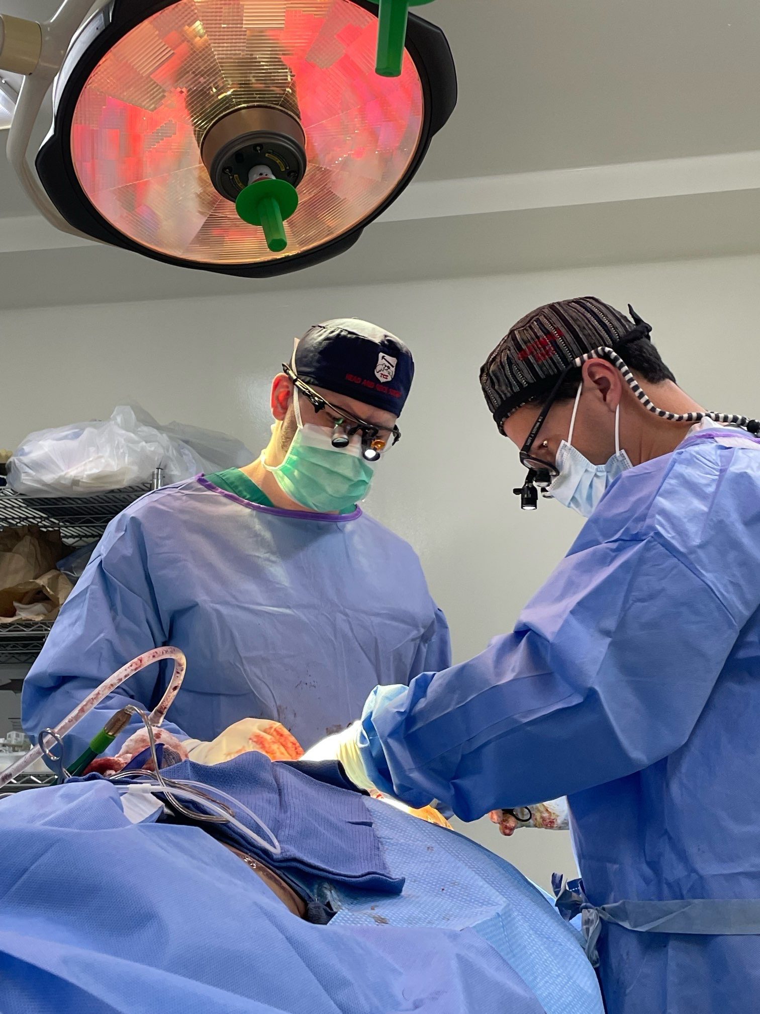 Dr. Okland performing pediatric reconstructive surgery in Guatemala